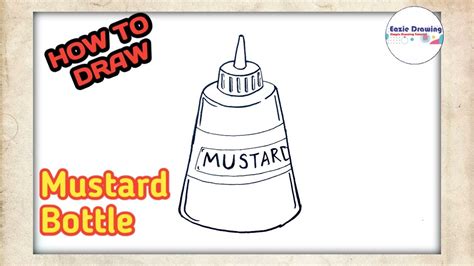 How To Draw Mustard Bottle Youtube