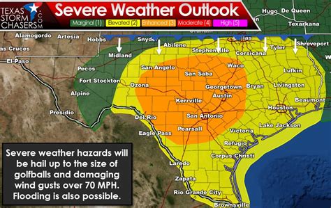 Numerous Severe Storms Possible Tomorrow Texas Storm Chasers