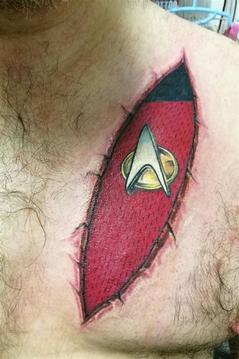 50 star trek tattoos tattoos for men My own idea made real by a great artist. Really happy with ...