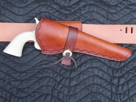 Cross Draw Holster With Belt Tunnel This One Was Made For An 1860 Army