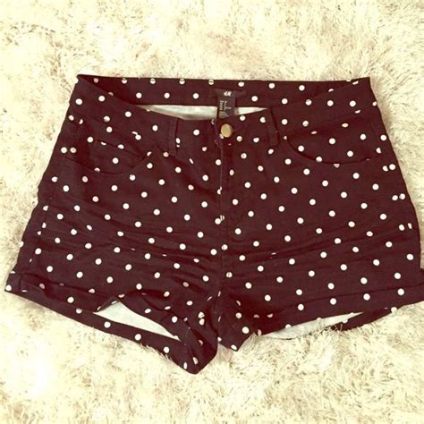 Nwt Black White Polka Dot Shorts Polka Dot Shorts White Polka