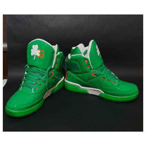 Patrick Ewing Sneakers Green Patent leather ref.191805 - Joli Closet