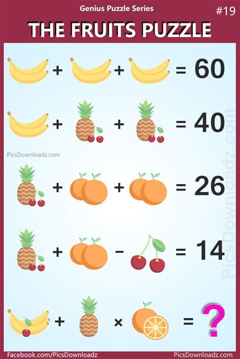 Fruit Riddles With Answers For Adults