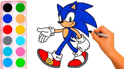 Cómo Dibujar A Sonic Paso A Paso How To Draw Sonic Comodibujar