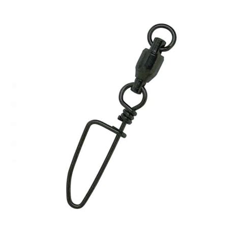 Ball Bearing Swivels With Coastlock Snaps Black Tromblys Tackle Box