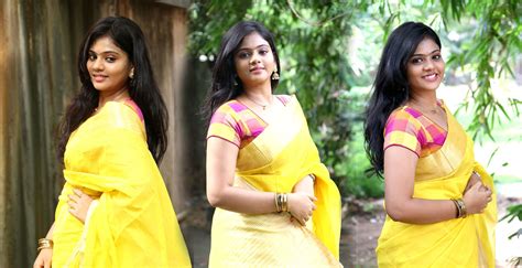 tamil actress megana saree photos veerapuram 220 movie audio launch