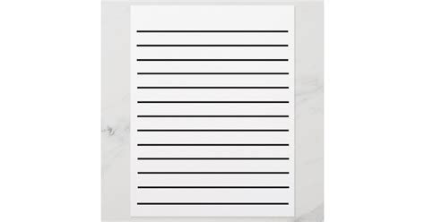 Bold Line Low Vision Writing Paper Zazzle