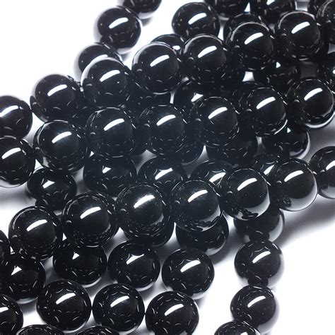 Black Onyx 6mm Rounds The Beadster
