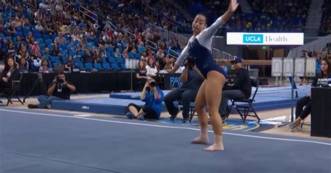 Watch This Ucla Gymnast Wow The Crowd And Us With Her Insane Floor