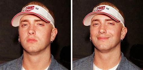 Guy Makes Eminem Smile By Photoshopping His Pics And They Look Better