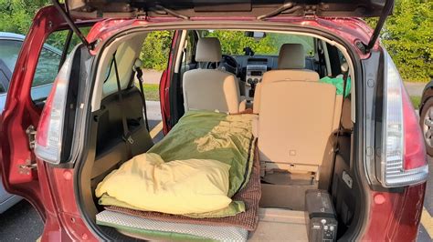 Mazda 5 Remove Rear Seats Tutorial Plus Van Build Camper Van Youtube
