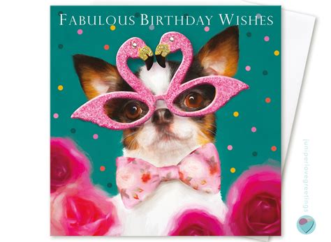 Girls Or Ladies Birthday Card Fabulous Birthday Wishes Pink Etsy