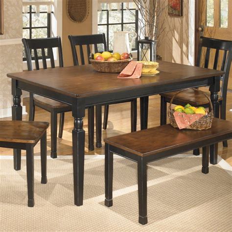 Signature Design By Ashley Owingsville Rectangular Dining Table D580