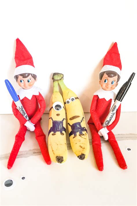 Elf On The Shelf Ideas For Home Minion Bananas 2 Mom Envy