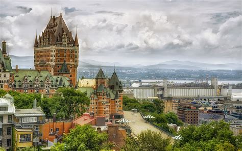 Wallpaper Canada Quebec Chateau Frontenac Hotel 2560x1600 Hd Picture