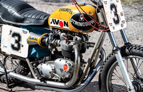 The Only Surviving Factory Built Custom Triumph Strongbow Flat Tracker