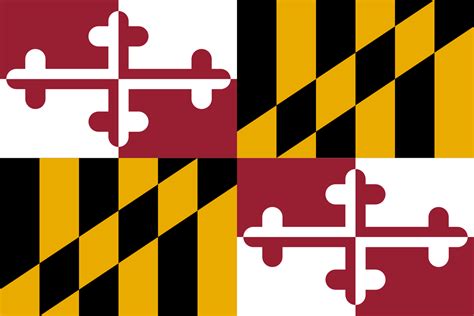 Maryland Flag Vector At Getdrawings Free Download