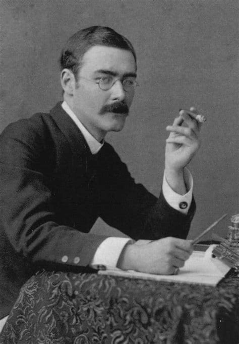 Rudyard Kipling The Jungle Book Author Stunning Portrait Postcard