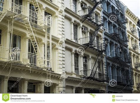 Historic Buildings In New York City S Soho District Stock Photo Image