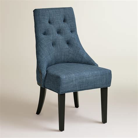 Make an offer on a great item today! Blue Upholstered Dining Chairs - HomesFeed