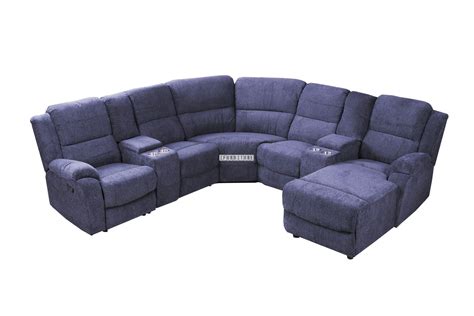 Alto Sectional Modular Reclining Sofa With Chaise Cup Holders And Storage