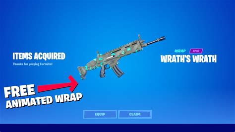 How To Claim The Free Wraths Wrath Wrap In Fortnitemares 2020