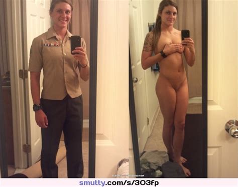 Military Amateur Dressed Undressed