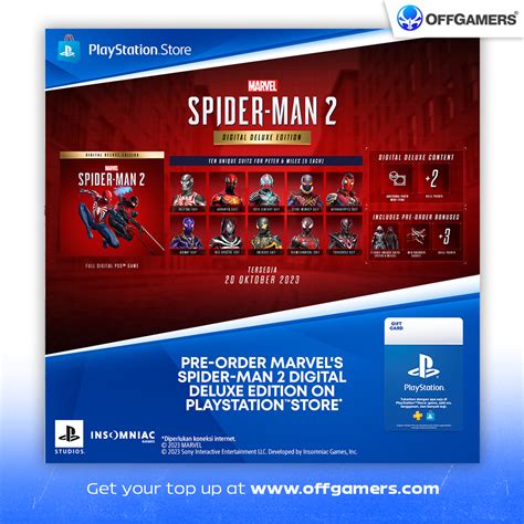 Marvels Spider Man 2 Digital Deluxe Edition Pre Order