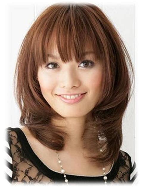 Bing Medium Length Hair With Bangs Hair Pinterest Medium Length