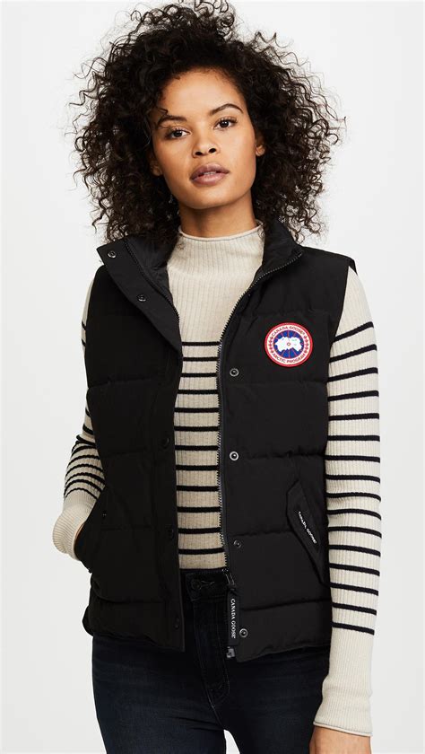 canada goose goose freestyle down vest in black save 22 lyst