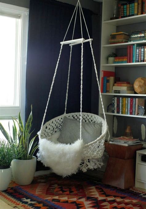 Amazing gallery of interior design and decorating ideas of hanging chair in bedrooms, living rooms, decks/patios, pools, girl's rooms, dining rooms, boy's rooms, entrances/foyers, porches by elite interior designers. Cozy Round Reading Chairs for Home Reading Room