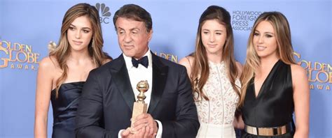 sylvester stallone s daughters named 2017 miss golden globes abc news