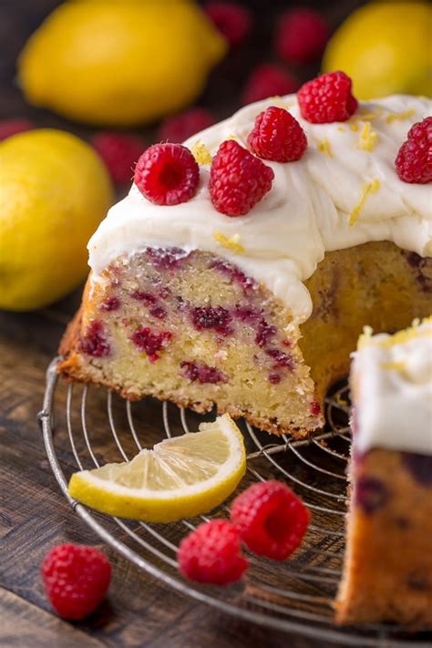 Lemon Raspberry Bundt Cake Baker By Nature