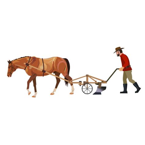 Best Horse Pulling Illustrations Royalty Free Vector Graphics And Clip
