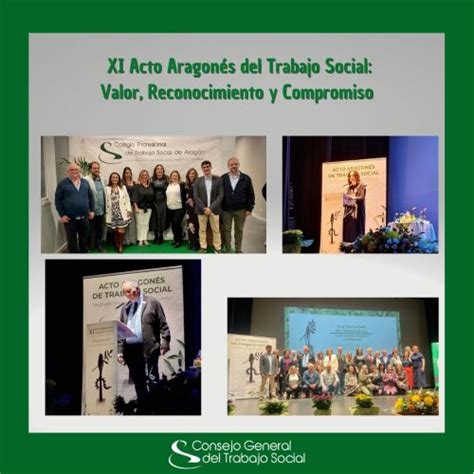 El Consejo General del Trabajo Social participa en el XI Acto aragonés