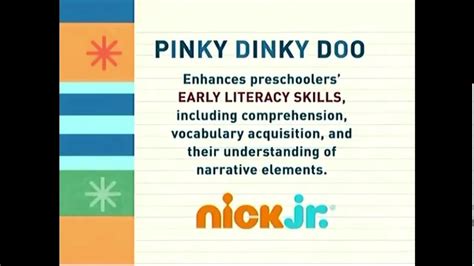 Nick Jr Pinky Dinky Doo Enhances Preschoolers 2009 2010 Youtube