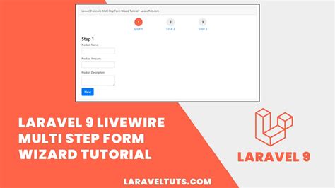Laravel 9 Livewire Multi Step Form Wizard Tutorial By Laraveltuts