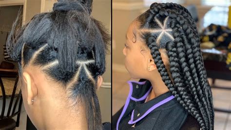 Jumbo Box Braids Triangle Youtube