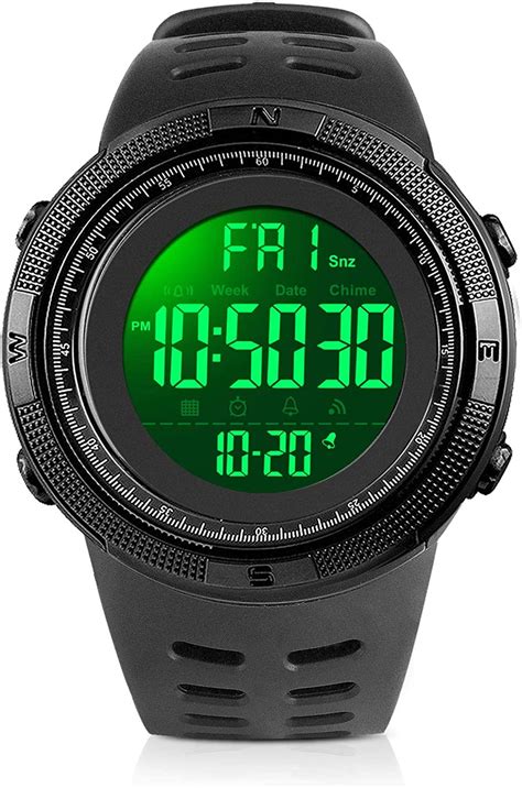 buy yeenik men s digital watch led military 50m waterproof sports watches for men electronic
