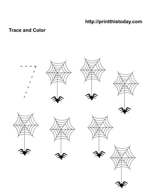 14 Halloween Tracing Worksheets