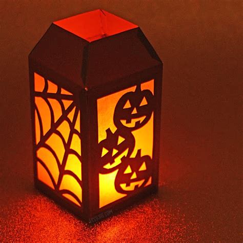 Spooky Halloween Paper Lantern Tutorial