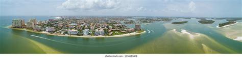 Aerial Panorama Marco Island Florida Usa Stock Photo 1134685808
