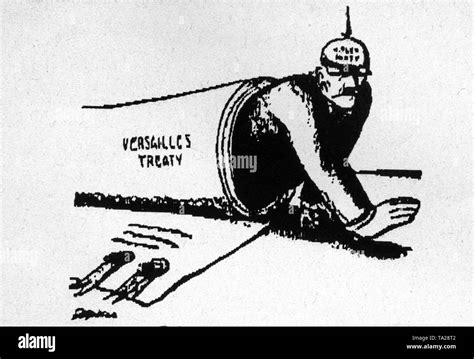 Treaty Of Versailles Cartoon Hi Res Stock Photography And Images Alamy