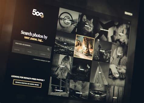 500px Redesign Concept Approach On Behance