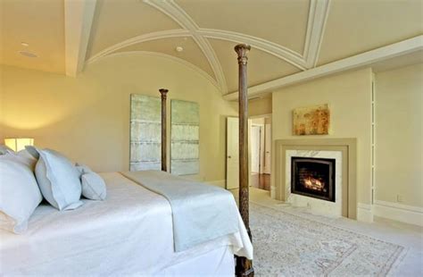 Barreled Ceiling With Beautiful Trim Inside Offers An