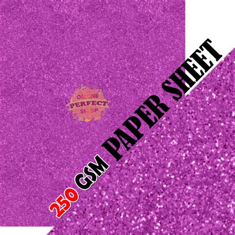 10 50 Adhesive Sheets A4 Glitter Card Premium Quality 250gsm Arts