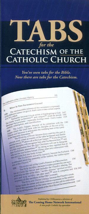Catechism Tabs Comcenter Catholic Faith Formation