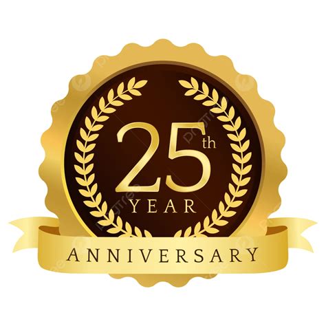 25th Anniversary Logo Png Free Vector Design Cdr Ai E