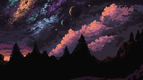 1280x720 Resolution Stargazing Hd Pixel Art 720p Wallpaper Wallpapers Den