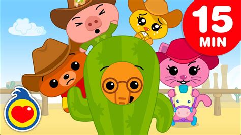 🐥 Plim Plim ♫ Cartoons For Kids Full Episodes Mini Cowboys 15